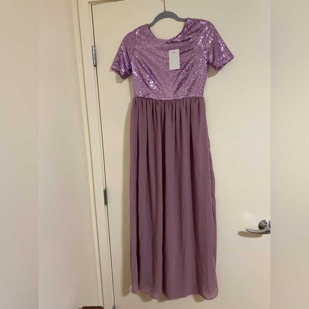 Lilac Maxi Dress